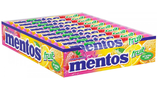 Mentos Fruit 20x38g