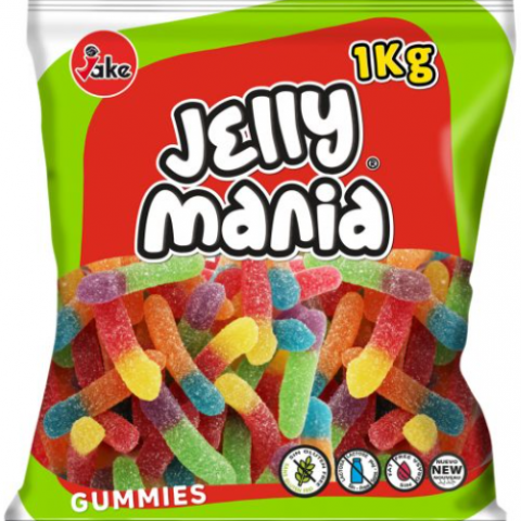 Gomas Minhocas Pica 1 Kg (Jake)