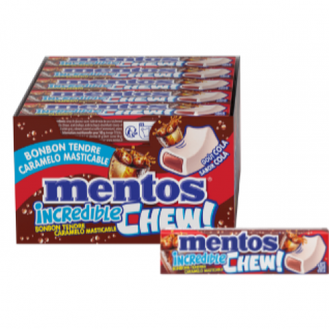 Mentos Incredible Chew Cola 10x45g