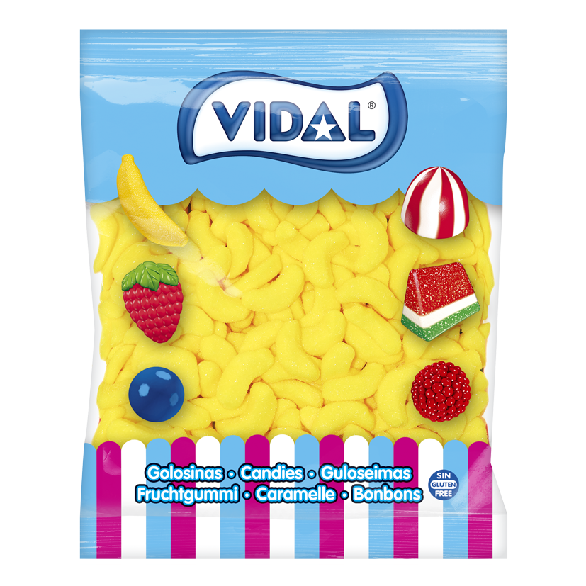 Gomas Bananas Mini Vidal